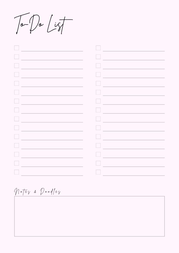 To Do List Rosa To-Do & Doodle Rose - Listopia